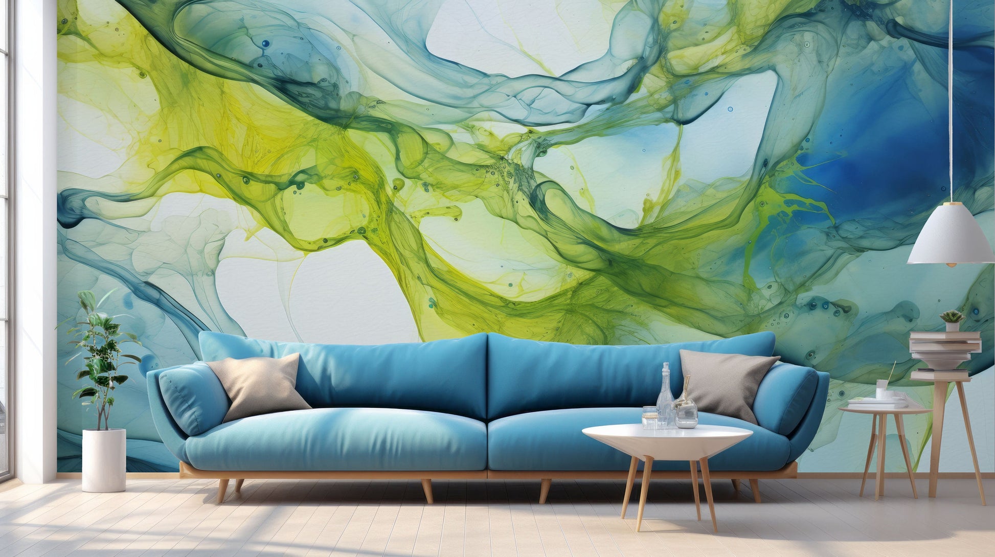 Abstract Alcohol Ink Painting Marble Wallpaper – peel and stick wallpaper mural, Golden Era Walls