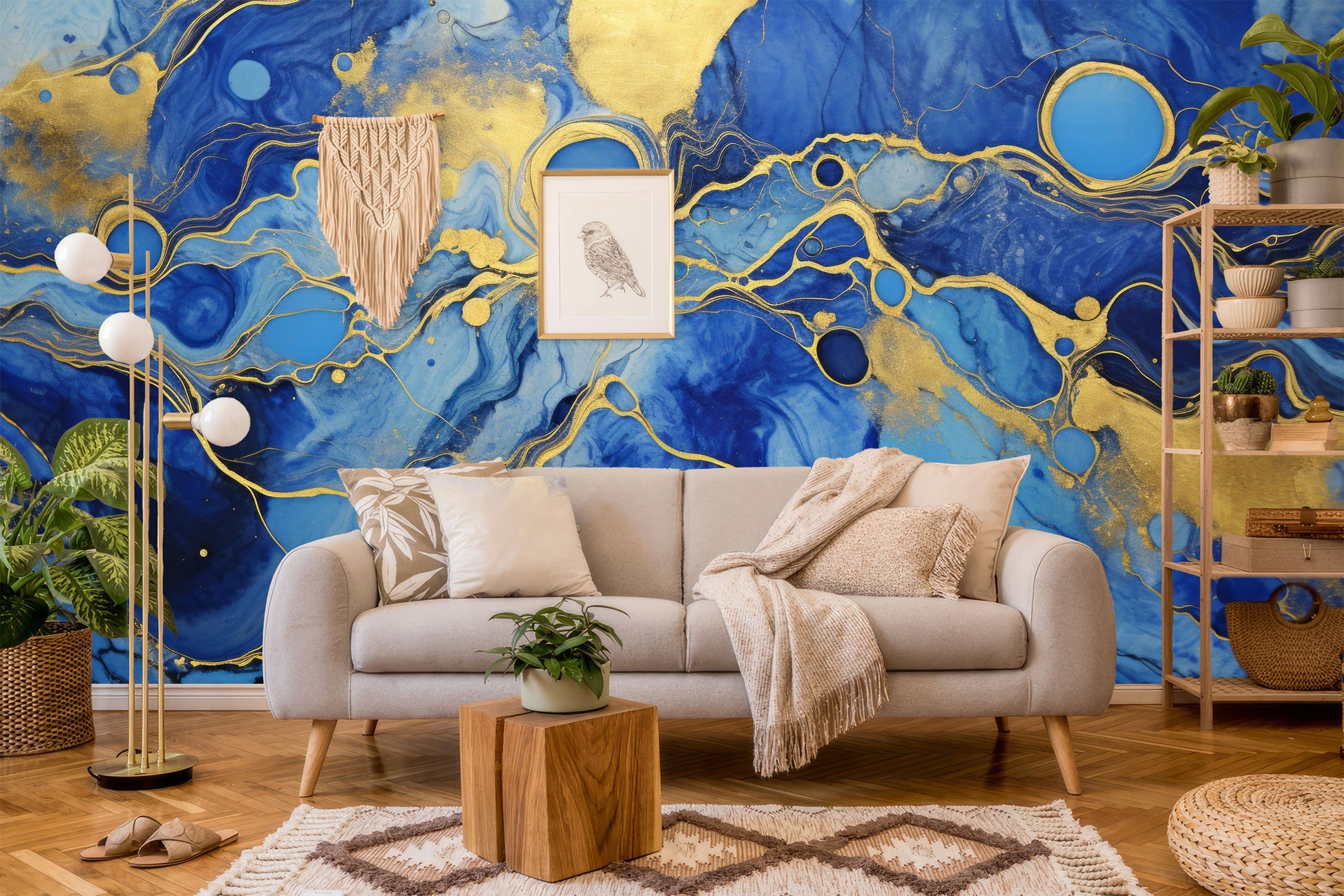 Elegant Marble Texture Luxury Marble Wallpaper – alternate view, Golden Era Walls