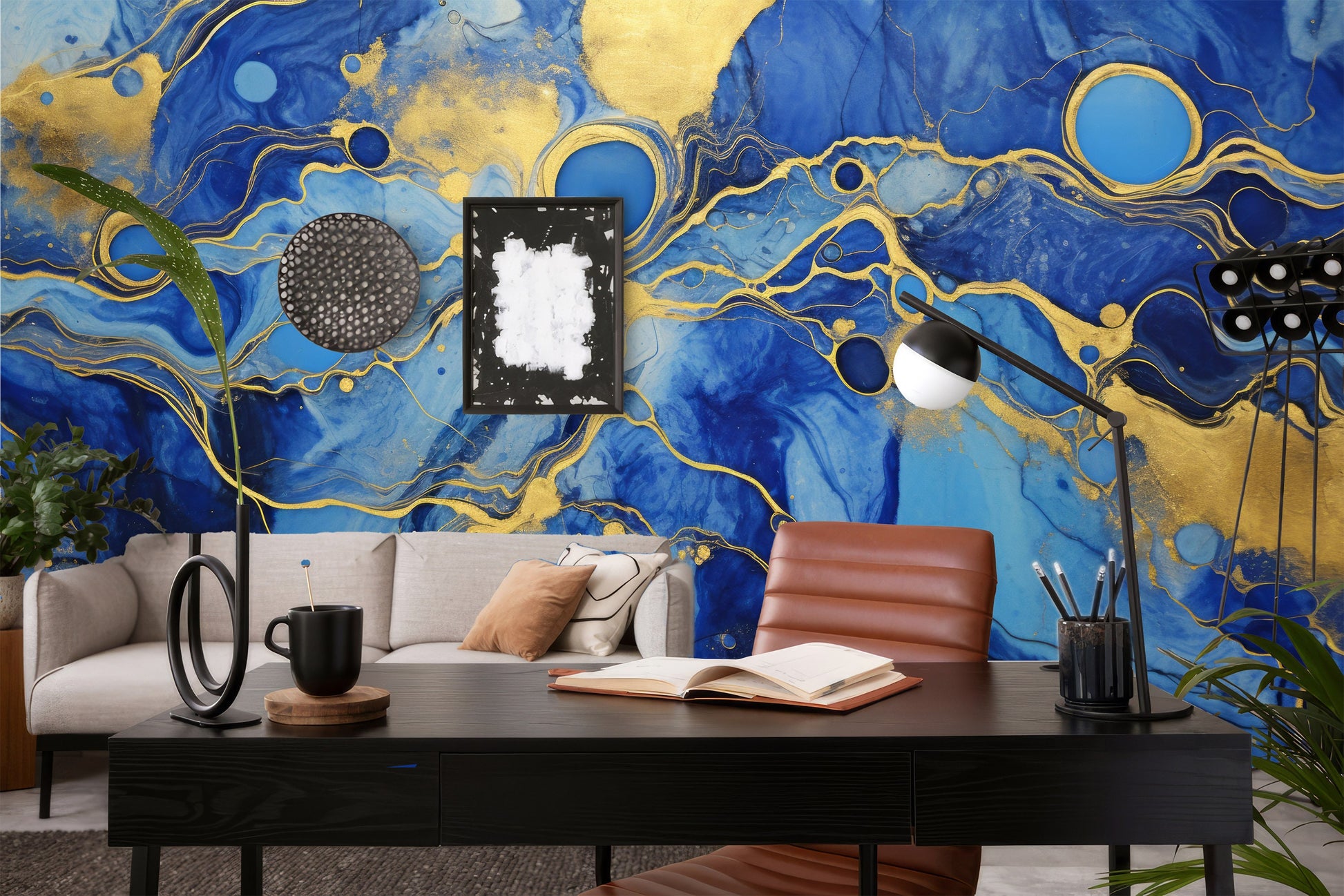 Elegant Marble Texture Luxury Marble Wallpaper – scale reference, Golden Era Walls
