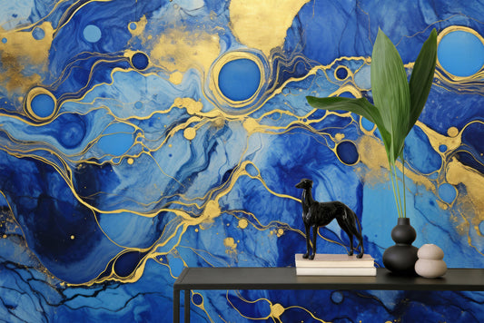 Elegant Marble Texture Luxury Marble Wallpaper – detail view, Golden Era Walls