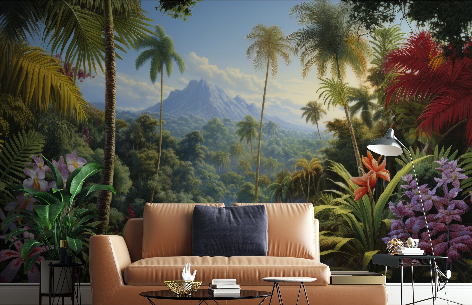 Jungle Tropical Forest Tropical Wallpaper – alternate view, Golden Era Walls
