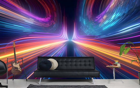 Vibrant Color Spectrum Colorful Marble Wallpaper – peel and stick wallpaper mural, Golden Era Walls