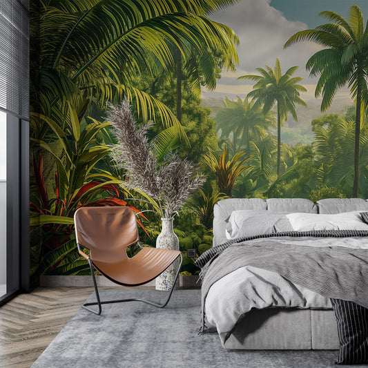 Decor Tropical Tropical Wallpaper – detail view, Golden Era Walls
