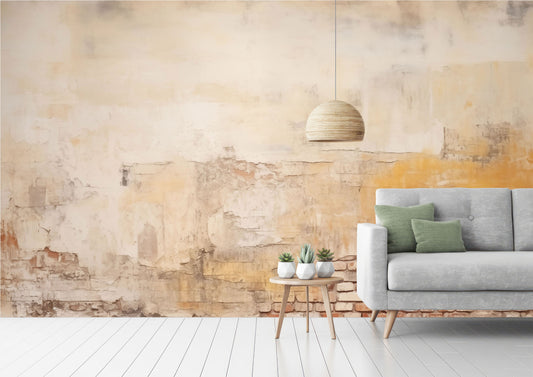 Antique Faded Pink Texture Marble Wallpaper – lifestyle view, Golden Era Walls