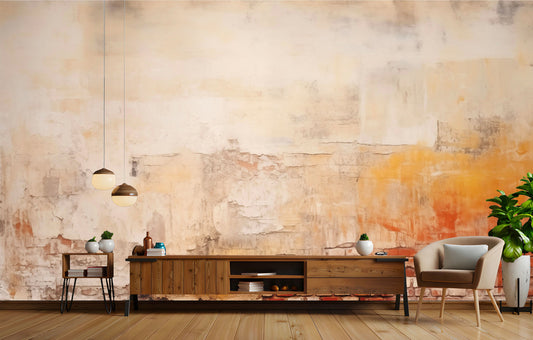 Antique Faded Pink Texture Marble Wallpaper – peel and stick wallpaper mural, Golden Era Walls