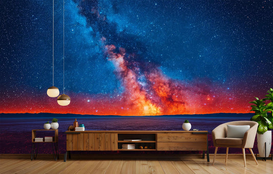 Stunning Featuring Vibrant Glow Wallpaper – peel and stick wallpaper mural, Golden Era Walls