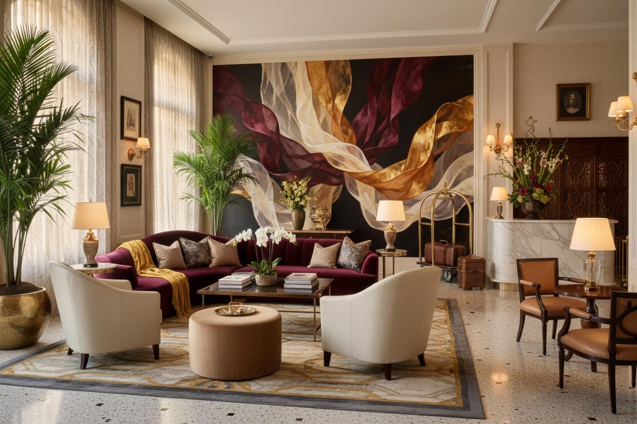 Luxury Abstract Dark Gold Geometric Wallpaper – peel and stick wallpaper mural, Golden Era Walls